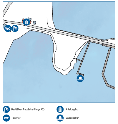 Oversigtskort over området ved Doverodde